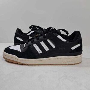 ADIDAS ORIGINALS Forum Low CL Black ID6857 Men's shoes sz 9